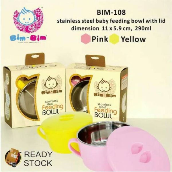 Bim-108 Bim Bim Stainless Steel Feeding Bowl 290ml