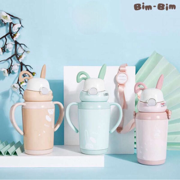 Bim-Bim Bunny Series Sippy Cup [350 ml] Botol Minum Stainless anak