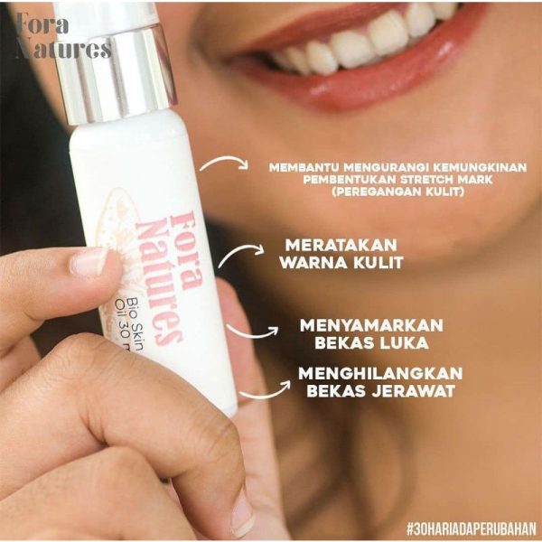 bio skin oil penghilang bekas luka stretch mark fora bio oil