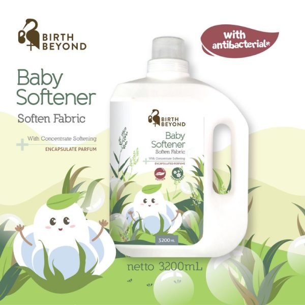 Birth Beyond Mild Laundry Detergent 3200ml 3.2L Birth Beyond Baby Softener 3.2L