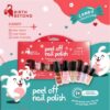 Birth Beyond Peel Off Nail Polish 6pcs×5ml Kids Nail Polish Peel off nail polish kutek anak bahan dasar air