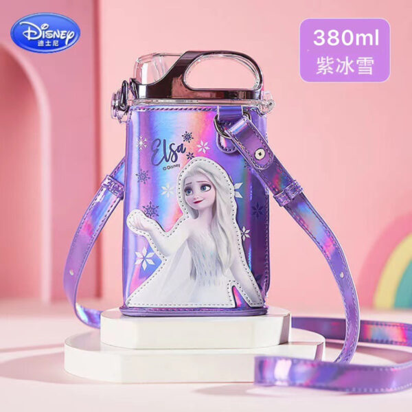 BOTOL MINUM ANAK DENGAN SEDOTAN BAHAN TRITAN 380ML BPA FREE DISNEY FROZEN ELSA