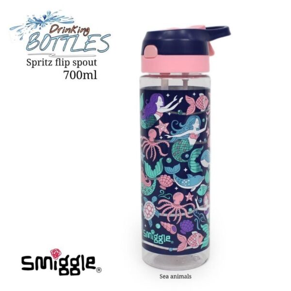 Botol Smiggle Spritz Flip Spout Spray / Botol Minum 700ml Sport Bottle
