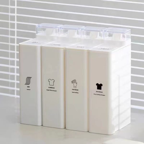 Botol Tempat Detergent Softener Laundry 1100ml Laundry Detergent Bottle / Botol Laundry Deterjen Perlengkapan Botol Laundry Refill Tempat Penyimpanan