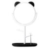 Cermin Motif Telinga Kucing Panda / Kaca Make Up Bulat / Standing Mirror Make Up