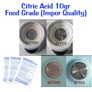 Citric acid pembersih kerak botol susu sterilizer warmer heater avent pigeon little giant crown CITRIC ACID FOOD GRADE IMPOR QUALITY