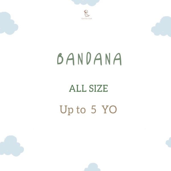 COTTON CUB BANDANA COTTONCUB BANDANA BANDO ANAK