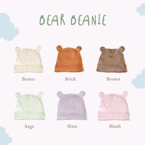 COTTON CUB BEAR BEANIE COTTONCUB BEAR BEANIE TOPI BERUANG ANAK