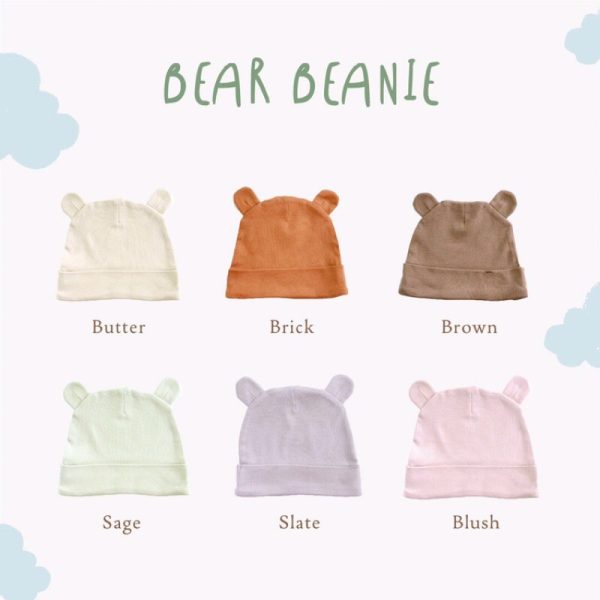 COTTON CUB BEAR BEANIE COTTONCUB BEAR BEANIE TOPI BERUANG ANAK