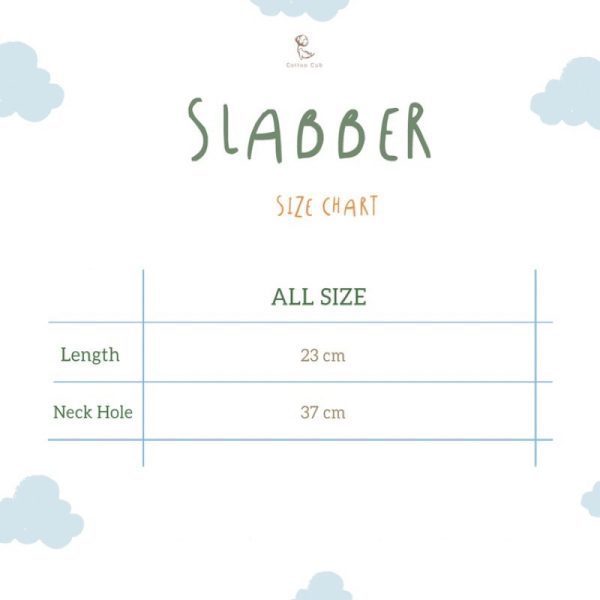COTTON CUB SLABBER COTTONCUB SLABBER BIB