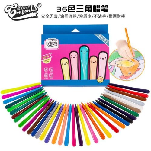 Crayon Lab isi 36 24 Krayon Anak Crayon Hands Clean Set In 1 Mewarnai Anak Isi 24 Warna - crayon plastik plastic crayon