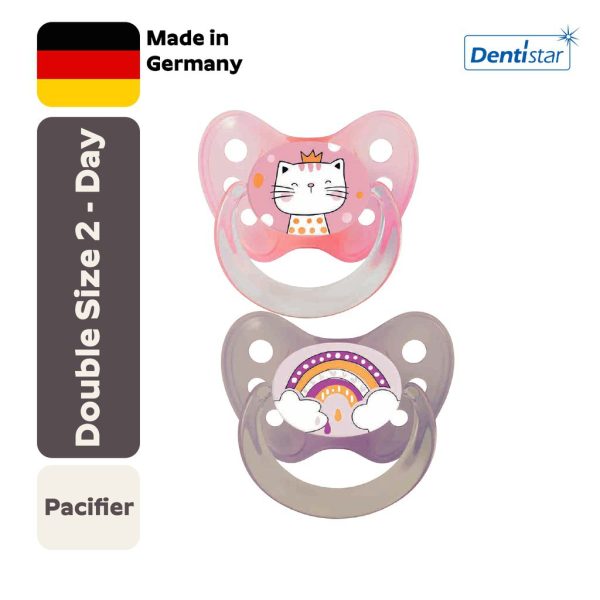 Dentistar Double Pacifier Size 2 Day (6-14 Bulan)