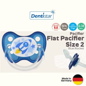 Dentistar Flat Shield Pacifier Size 2 day