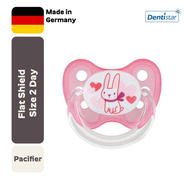 Dentistar Flat Shield Pacifier Size 2 day
