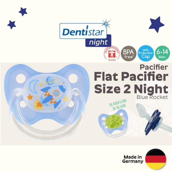 Dentistar Pacifier Size 2 - Night (6-14 Bulan)