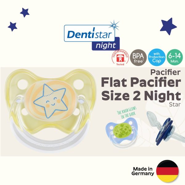 Dentistar Pacifier Size 2 - Night (6-14 Bulan)