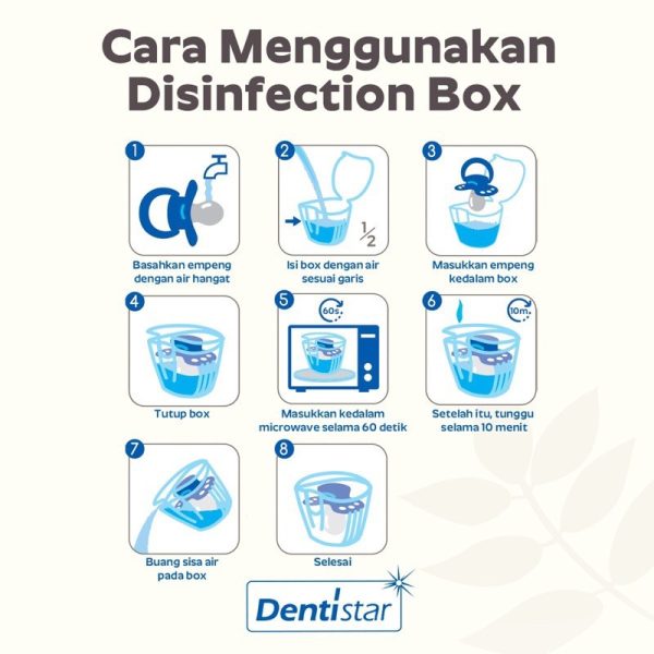 Dentistar Sterilization box for Pacifier Steril box untuk Empeng bayi Steril box empeng