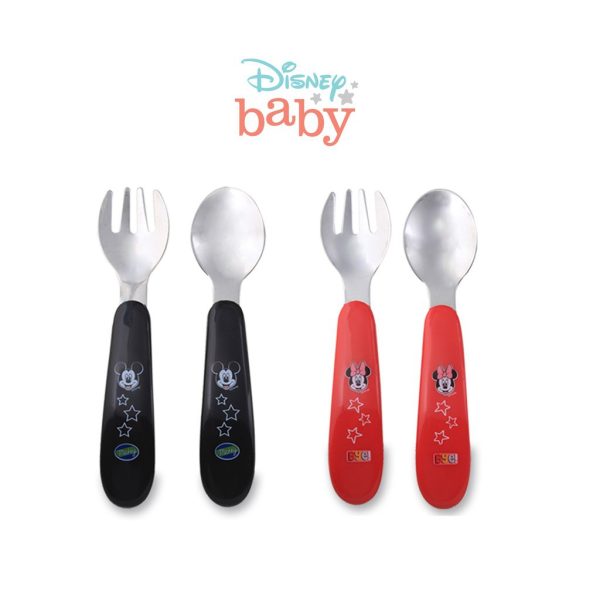 Disney Sendok Garpu Fork and Spoon Stainless Mickey Minnie Lusty Bunny