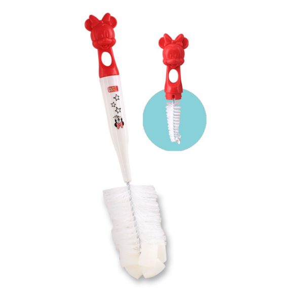 Disney Sikat Botol Bottle Brush With Foam Mickey Minnie Lusty Bunny