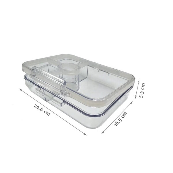 Transparant Bento Box (Tritan Luncbox Transparant) - Kotak Makan Atau Bekal Anak dan Dewasa Bon Todd Hawaii Lunch Box