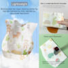 DISPOSABLE BIB/PREMIUM CELEMEK ANAK/BAYI APRON SEKALI PAKAI  HANDUK AIR LIUR /MAKAN ANTI RIBET TAHAN AIR DAN MENCEGAH RUAM