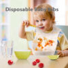 DISPOSABLE BIB/PREMIUM CELEMEK ANAK/BAYI APRON SEKALI PAKAI  HANDUK AIR LIUR /MAKAN ANTI RIBET TAHAN AIR DAN MENCEGAH RUAM