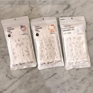 disposable mask karakter lucu hello kitty my melody cinnamoroll