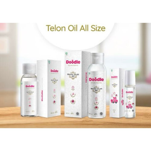 Doodle Exclusive telon oil Greentea minyak telon plus bayi anak wangi