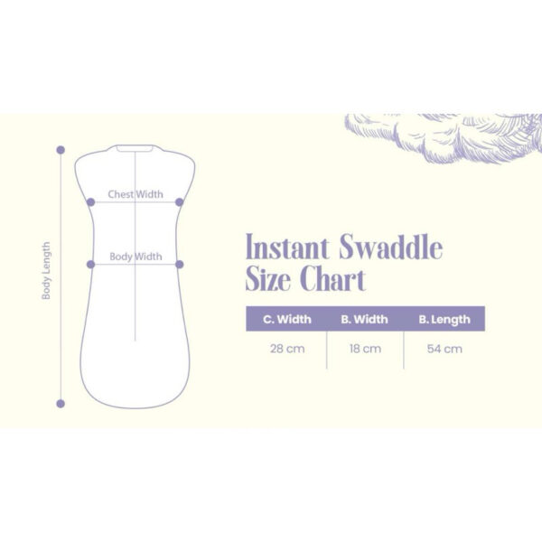 DouxandDolce Bedong Instan Bayi TENCEL Instant Swaddle Douillet by Doux Dolce swadle bayi hikarusa doux dolce sleepsack