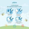 DR.BROWN'S Natural Baby Wipes Wet Tissue Baby Tisu Basah Dr.Brown