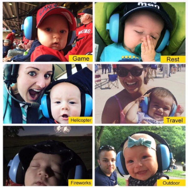 Earmuffs Children Baby Protection Ear Muff Noise Reduction - Peredam Kebisingan Telinga Anak