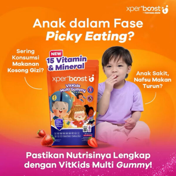 Expert Boost - Gummy Vitamin D 600 IU Multivitamin Anak dan Dewasa Expert Boost Multivitamin Anak