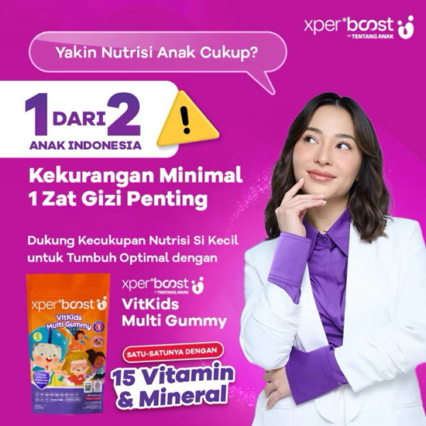 Expert Boost - Gummy Vitamin D 600 IU Multivitamin Anak dan Dewasa Expert Boost Multivitamin Anak