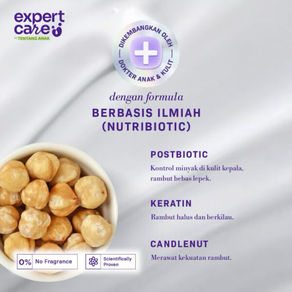 Expert Care Hair Nutrilotion 100ml - Lotion Penumbuh Rambut Anak Bayi dengan Nutribiotic, Aman untuk Kulit Sensitif