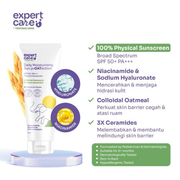 Expert Care Physical Sunscreen SPF 50+ PA+++ | Sunscreen Anak & Bayi