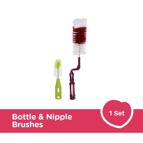 Farlin Bottle & Nipple Brush - Pembersih Botol dan Dot