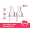 Farlin Silky Nipple Standard Neck - Dot Botol Susu Bayi Farlin MomFit Nipple Standard neck