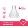 Farlin Silky Nipple Standard Neck - Dot Botol Susu Bayi Farlin MomFit Nipple Standard neck