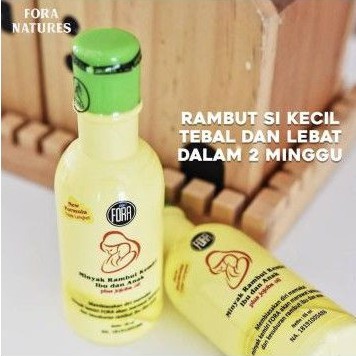 ForaBaby Minyak Kemiri Murni + Jojoba Oil Penumbuh Rambut dan Alis FORA BPOM 65ml Fora Minyak Urut Telon Cold & Flu bugs away
