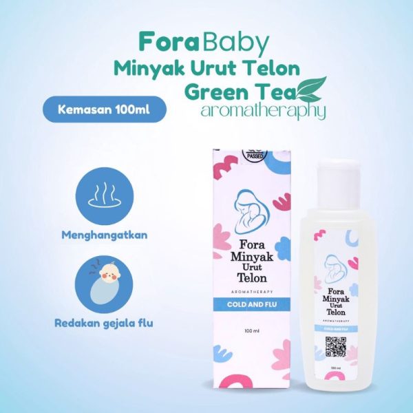 ForaBaby Minyak Kemiri Murni + Jojoba Oil Penumbuh Rambut dan Alis FORA BPOM 65ml Fora Minyak Urut Telon Cold & Flu bugs away