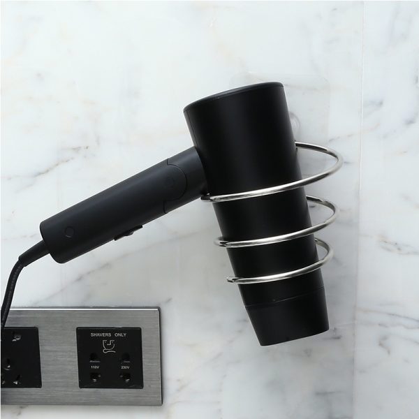 Gantungan Hair Dryer Tempel Stainless Steel Kuat Anti Karat Kuat 3024
