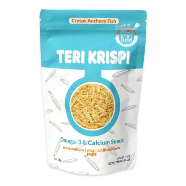 Gogo Field Teri krispi mpasi anak non MSG Teri crispy non MSG Teri Kremes Gogo field tempeh