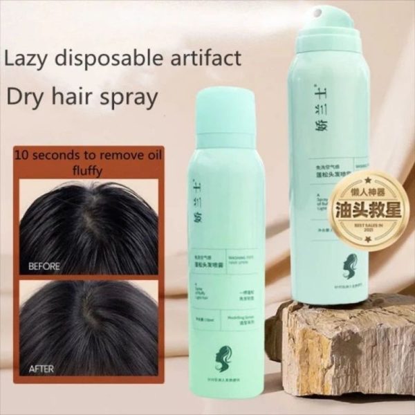 Hair Spray Oil Control Fluffy Hair Dry Shampoo 150 ML Semprotan Rambut Kering