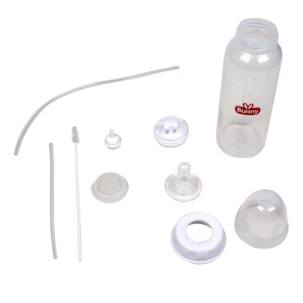 Handsfree Bottle Bunny Feeding Bottle Hands Free 240ml ADB-2416 like Podee Handsfree bottle