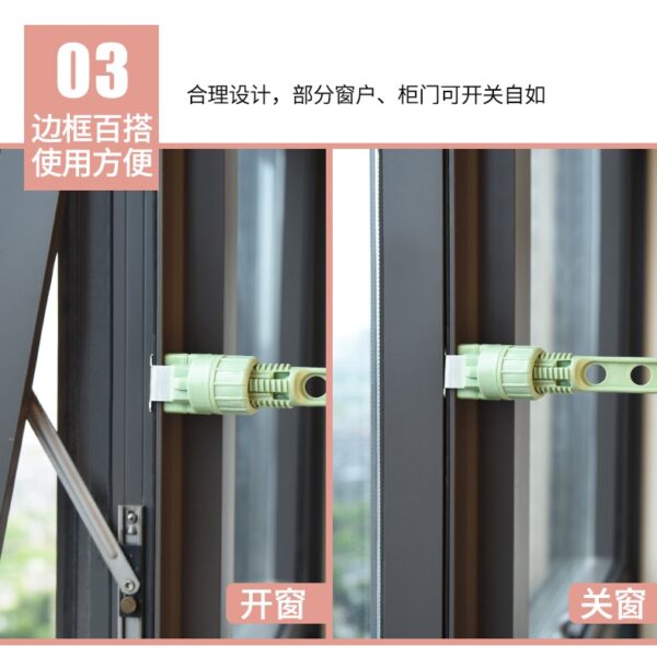 Hanger Baju Pintu Jendela Dapat Dijepit Gantungan Baju Hemat Tempat JY5H