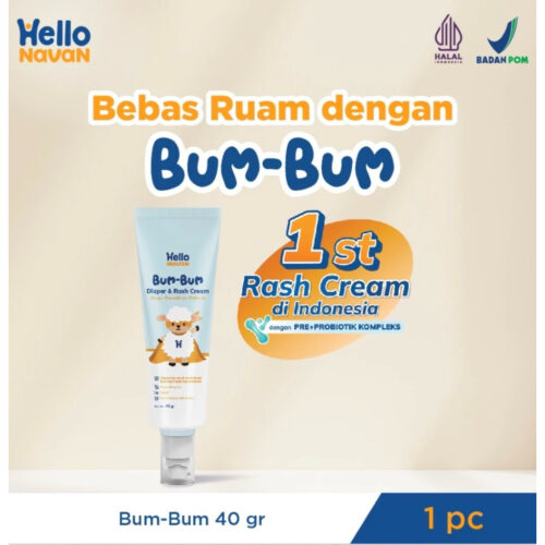 Hello Navan Bumbum Diaper & Rash Cream ruam popok 40gr