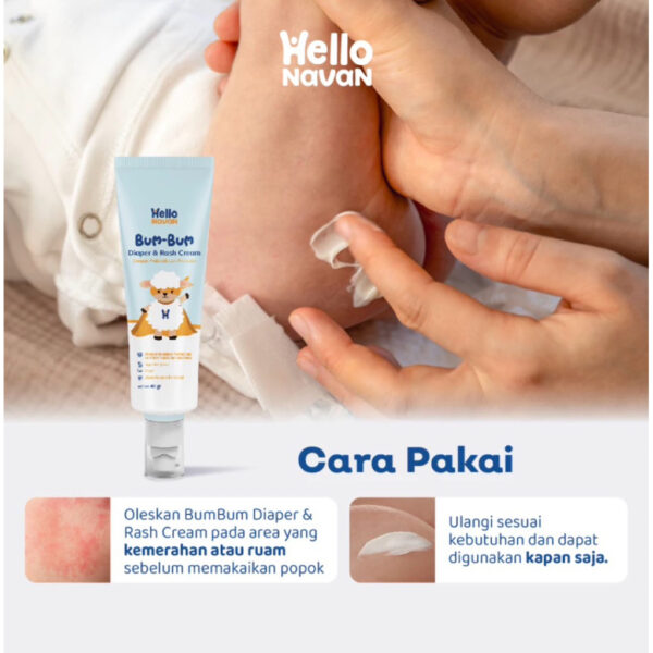 Hello Navan Bumbum Diaper & Rash Cream ruam popok 40gr