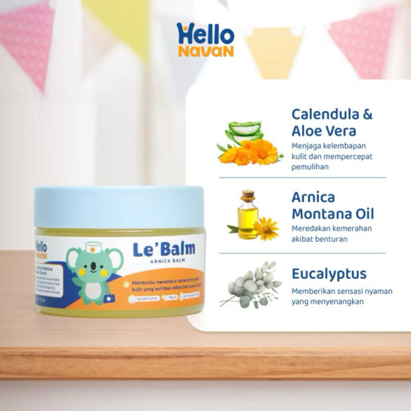 Hello Navan Le'Balm Arnica Balm salep memar anak