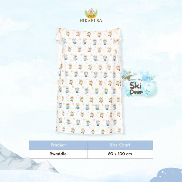 Hikarusa Baby Swaddle Bedong Bayi Hikaru tencel Bedong