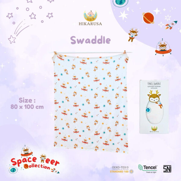 Hikarusa Baby Swaddle Bedong Bayi Hikaru tencel Bedong